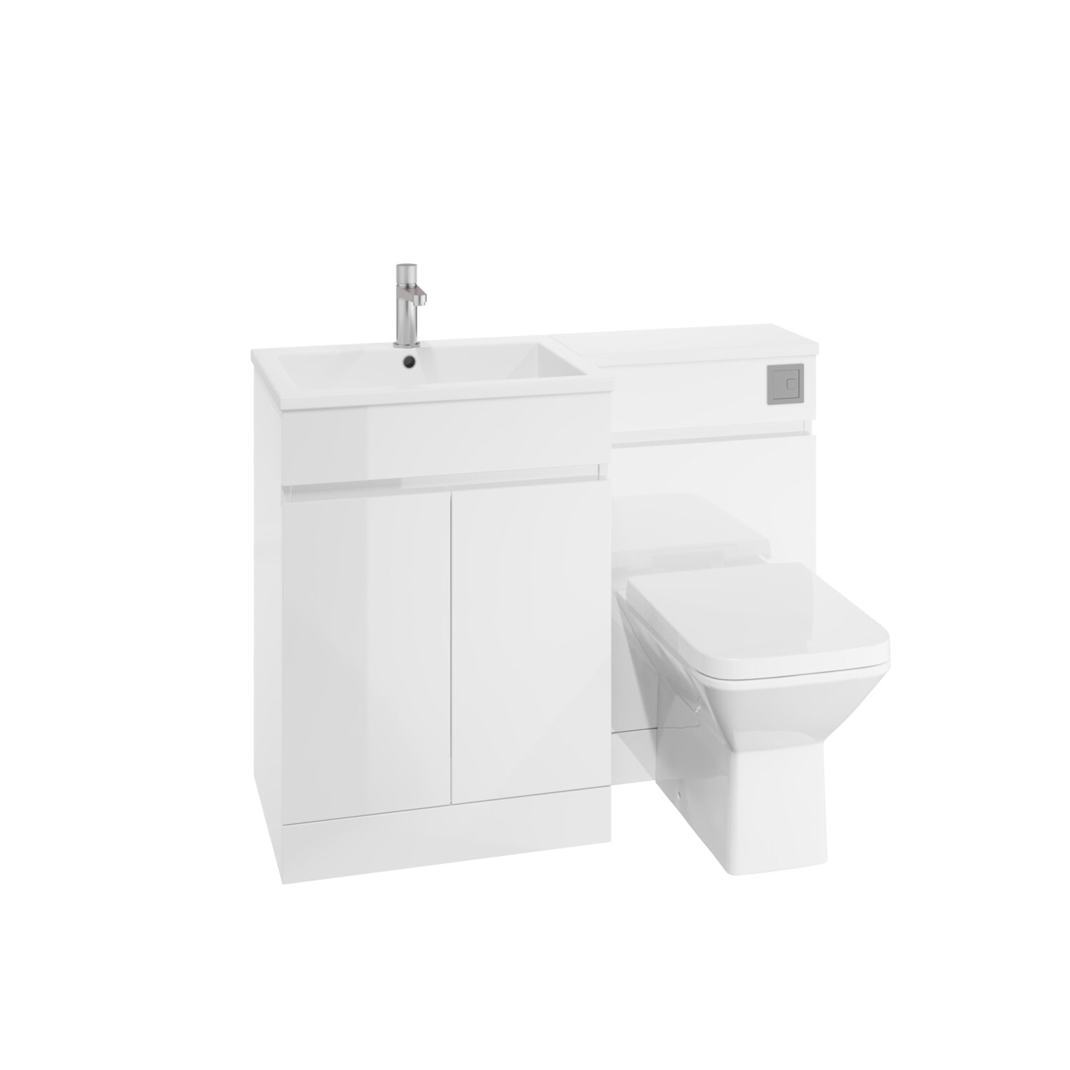 Waterproof 1100mm L Shape Left Hand Combination Unit