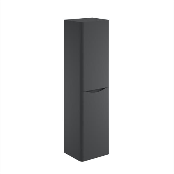 Belle 400mm Tall Boy Cabinet - Matt Grey