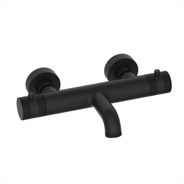 Kore Black Wall Mounted Bath Filler