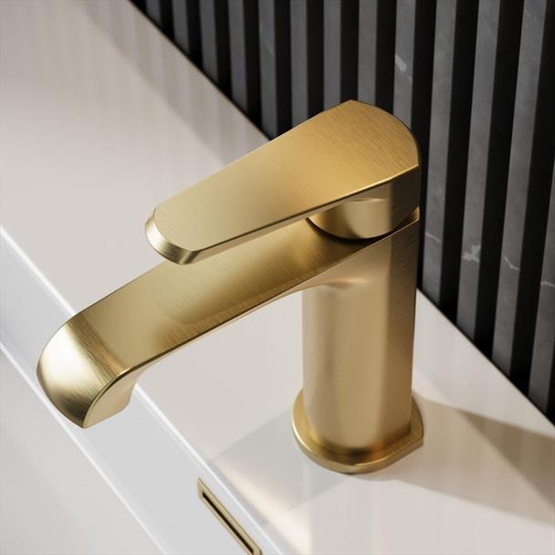 tana brushed brass mono mini