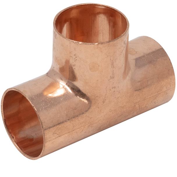 22mm Tee Endfeed x 25