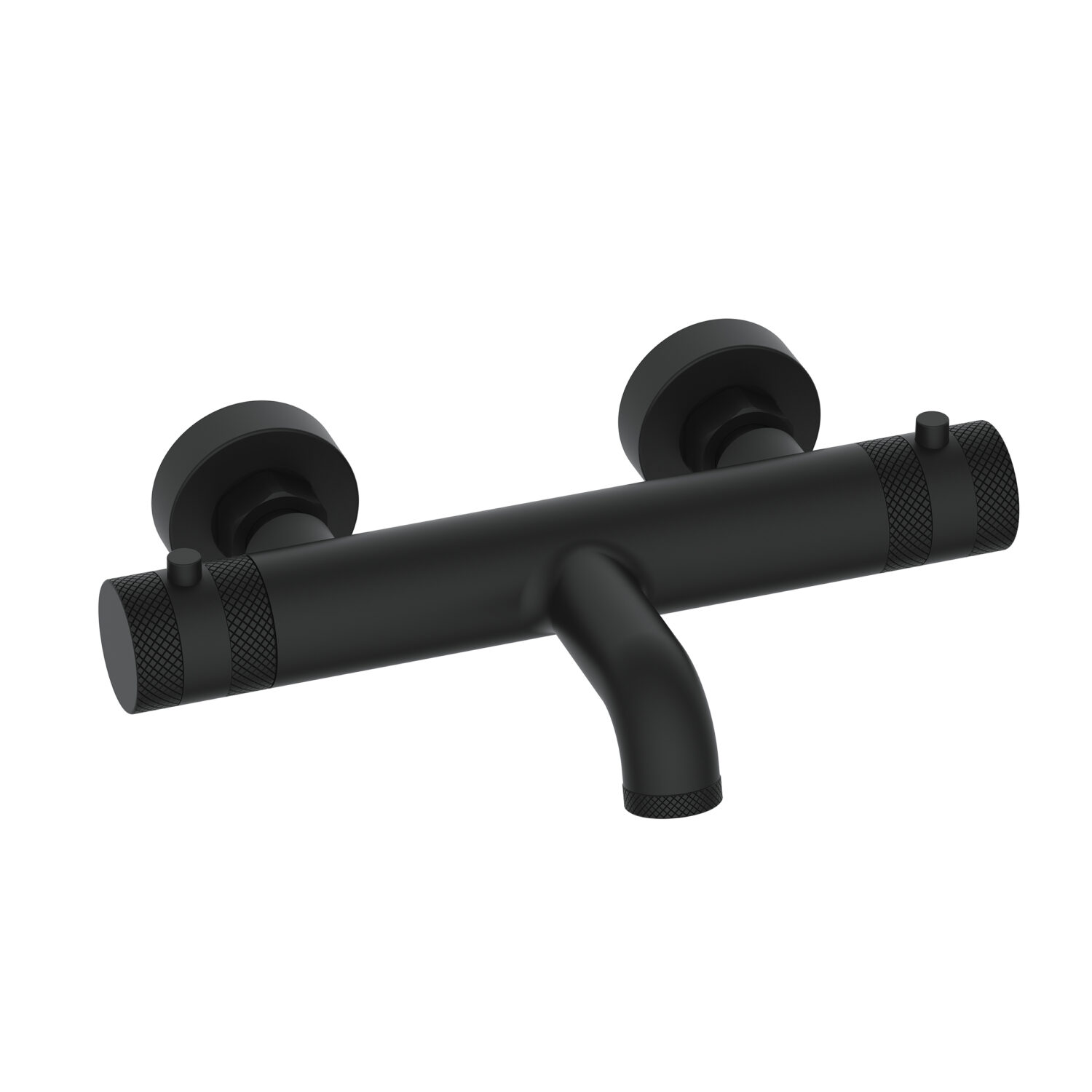 Kore Black Wall Mounted Bath Filler