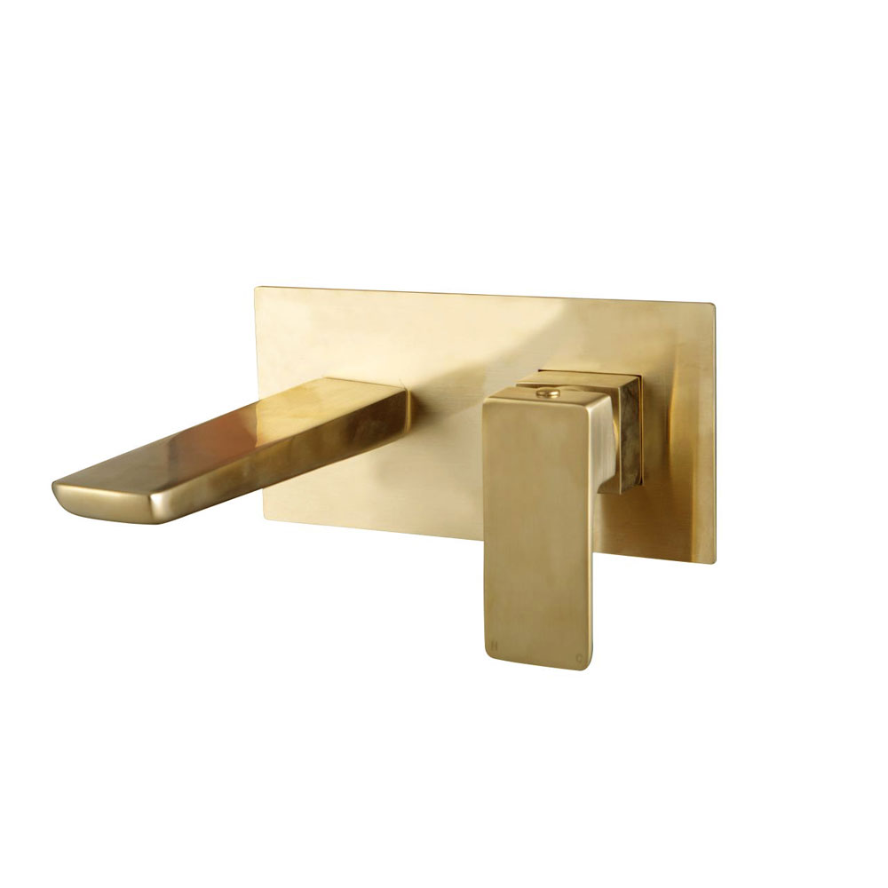 Amura Brushed Wall Mounted Bath Mixer