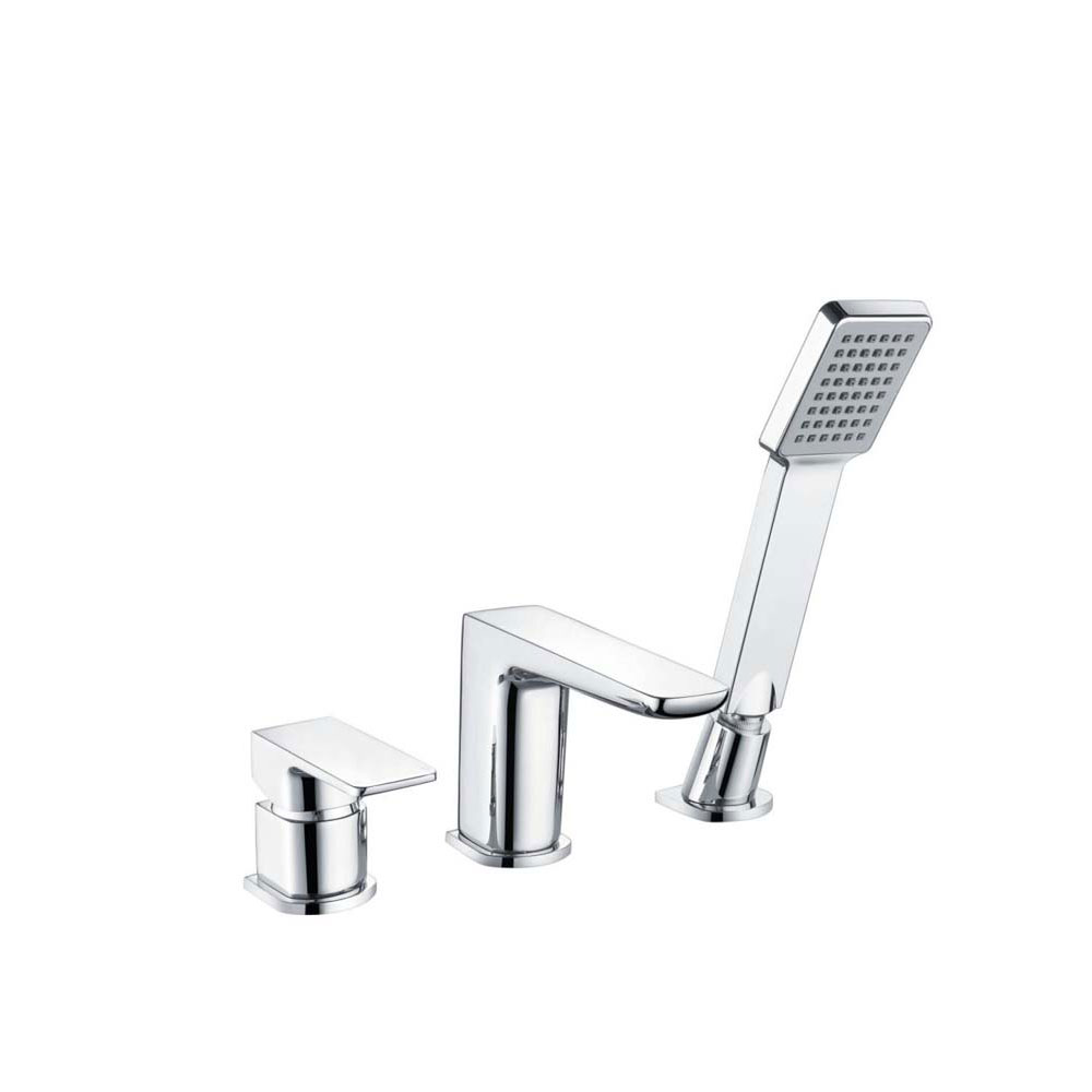 Amura Chrome 3 Hole Bath Mixer