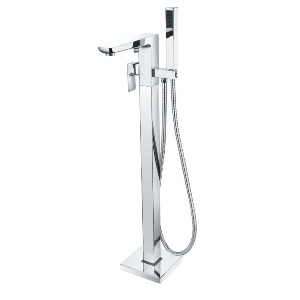 Amura Chrome Freestanding Bath / Shower Mixer