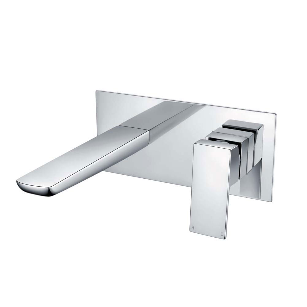 Amura Chrome Wall Mounted Bath Mixer
