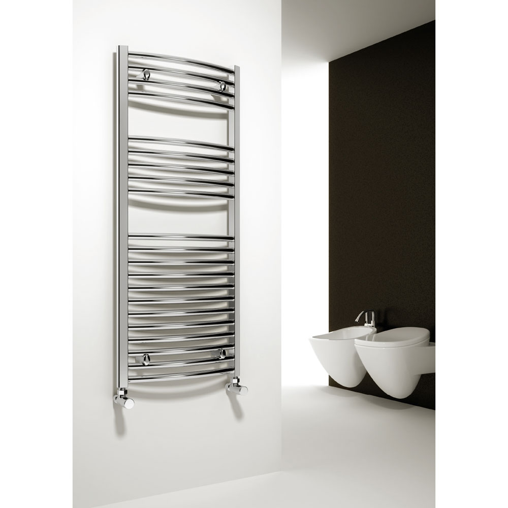 Diva 300 X 600 Towel Radiator Chrome Flat