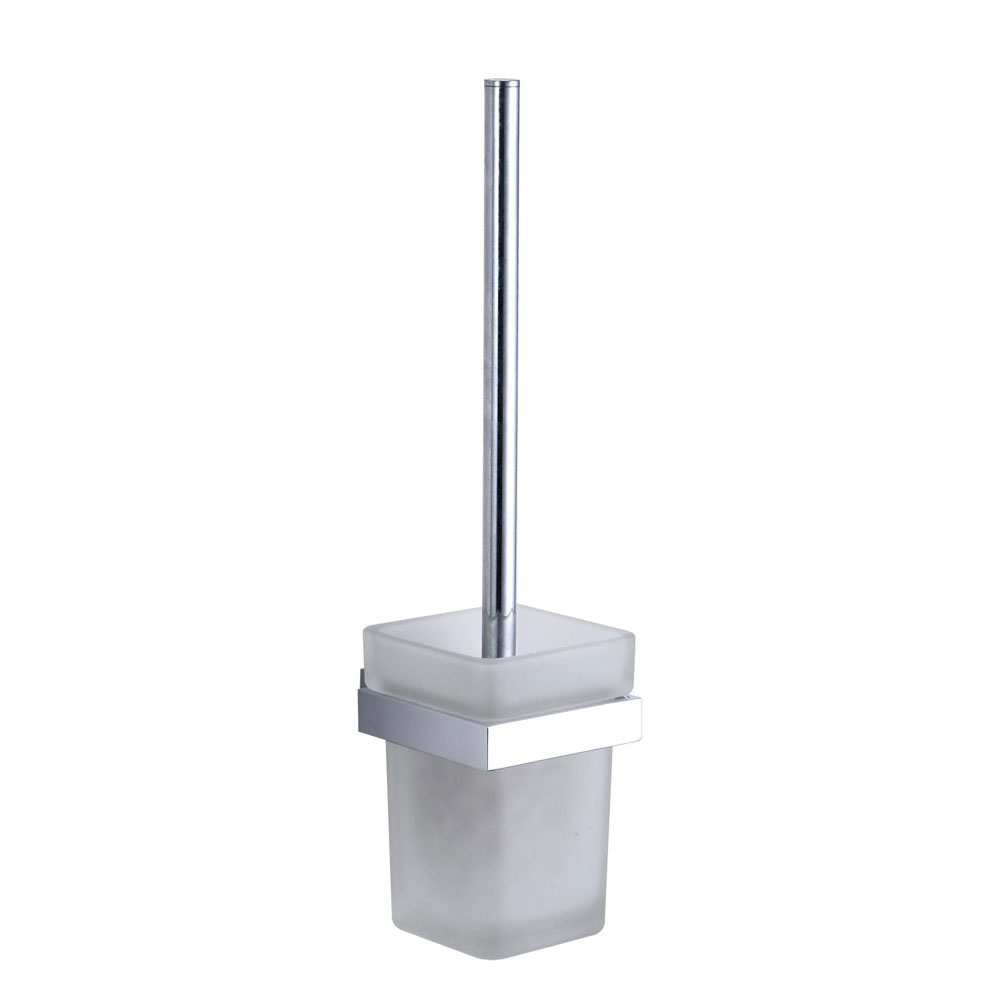 Albie Toilet Brush Set Chrome