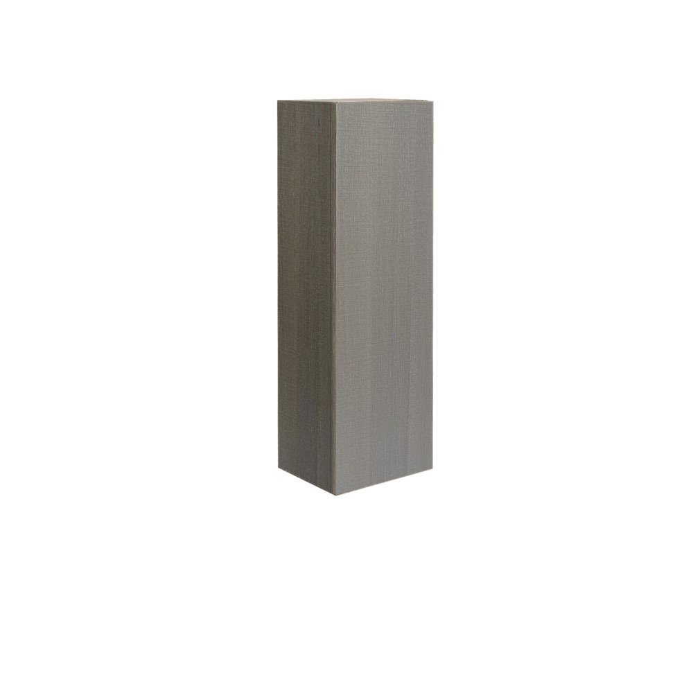 Ambi Tall Boy Wall Hung Cabinet - Grey Oak