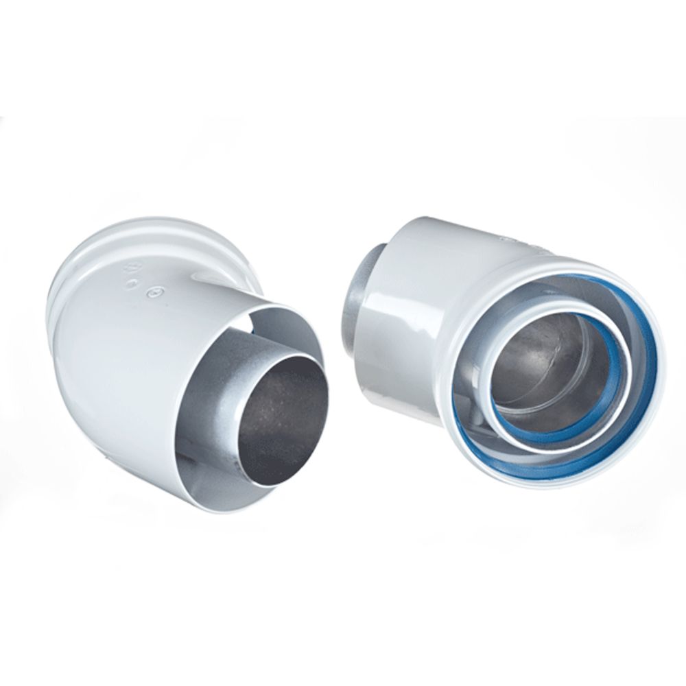 Baxi Multifit 60/100 Pair Of 135 Degree Flue Bends