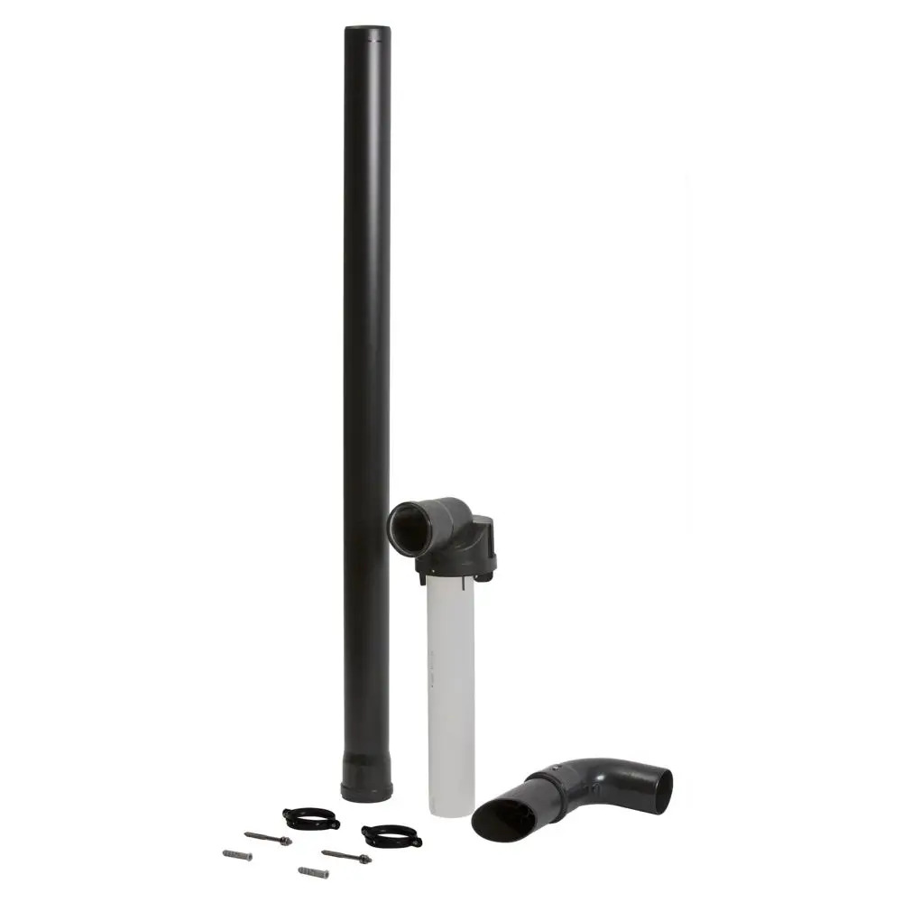 Baxi Multifit 60/100 Black Plume Displacement Kit For Telescopic Flue