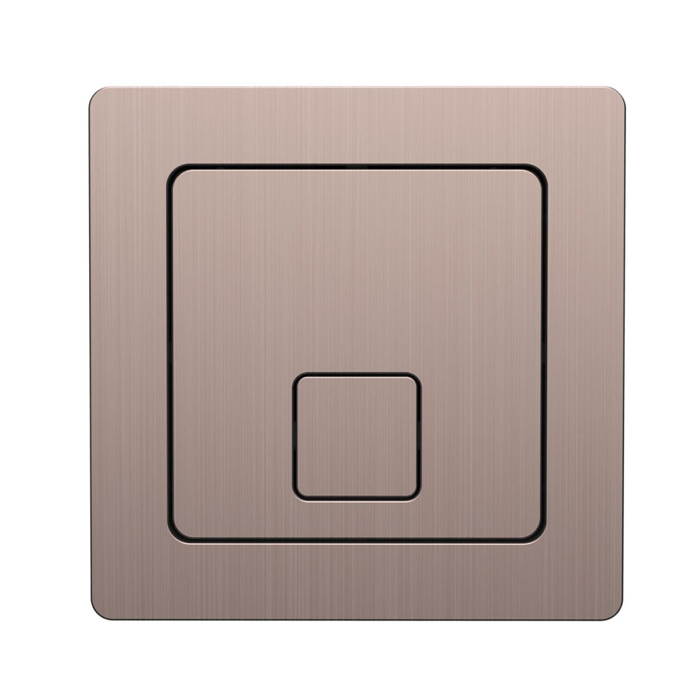 Brushed Bronze Dual Flush Button