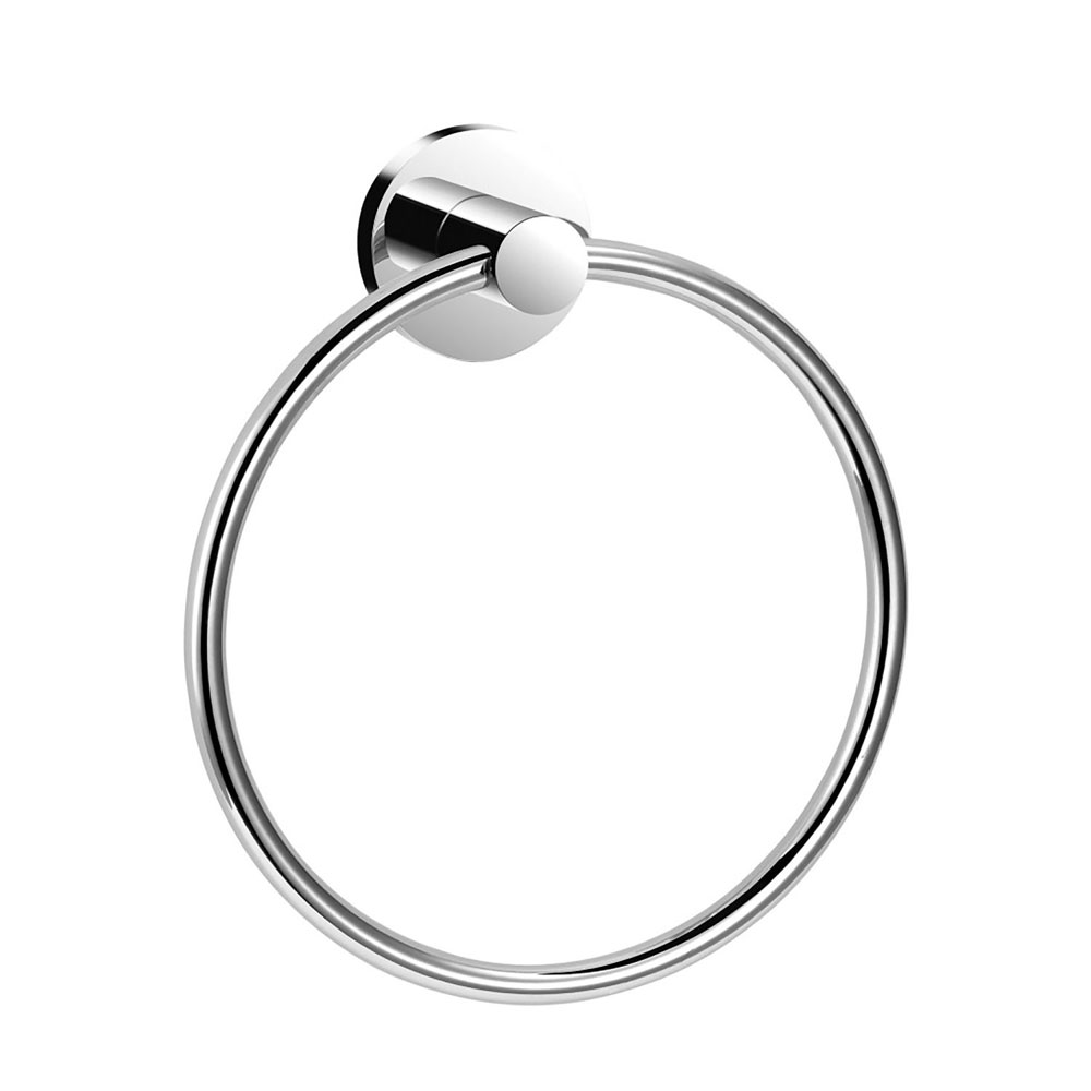 Belle Towel Ring Chrome