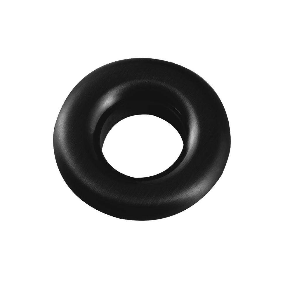 Black Round Overflow Cover