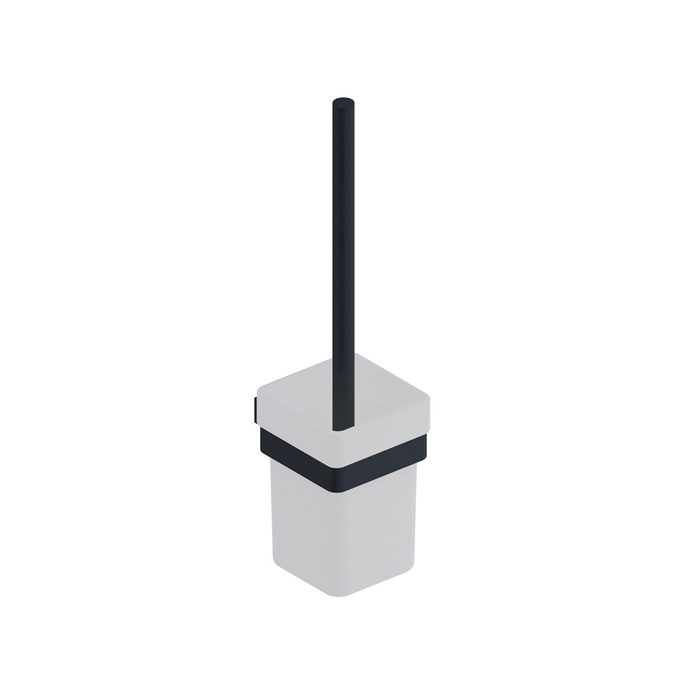 Black Toilet Brush Set