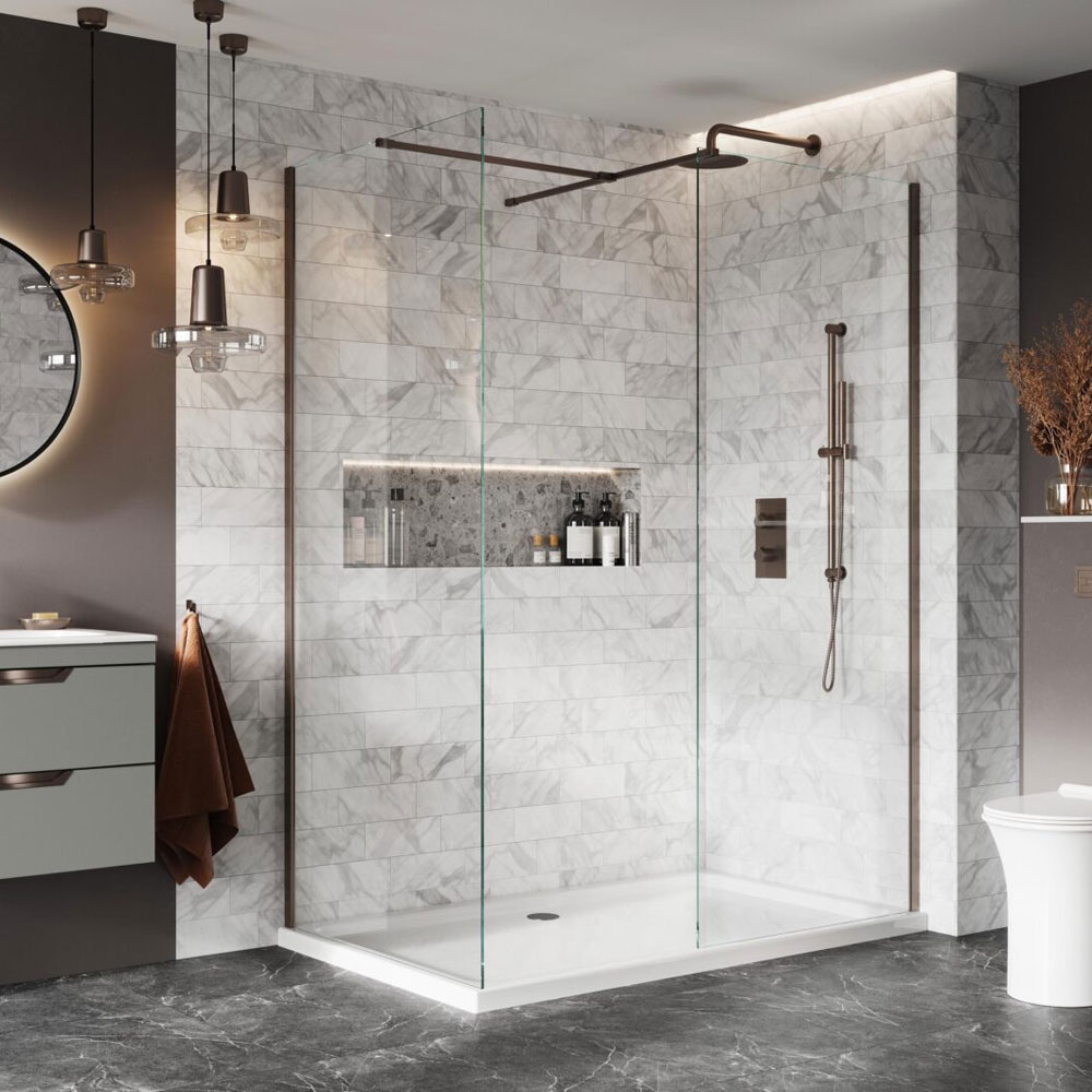Bronze Profile Pack for Wetroom Panels
