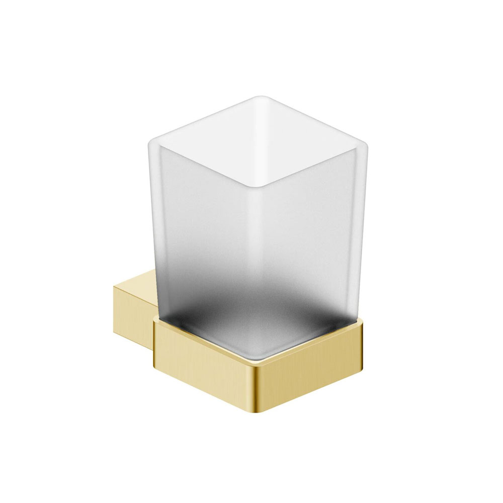 Brushed Brass Tumbler Holder 