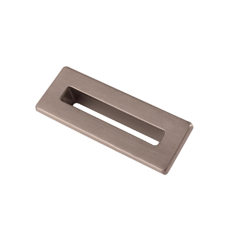 Brushed Bronze Rectangle Overflow Cover