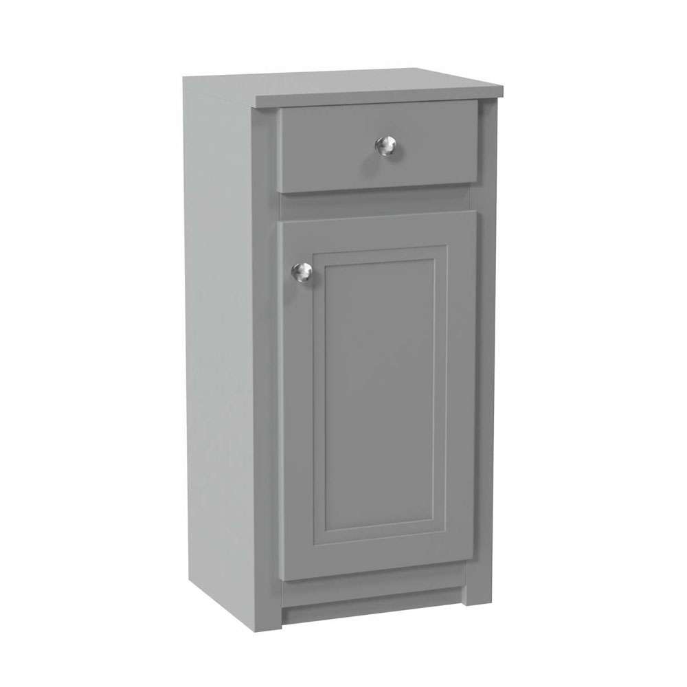 Classic 400mm Side Cabinet with Drawer - Silk Stone Grey