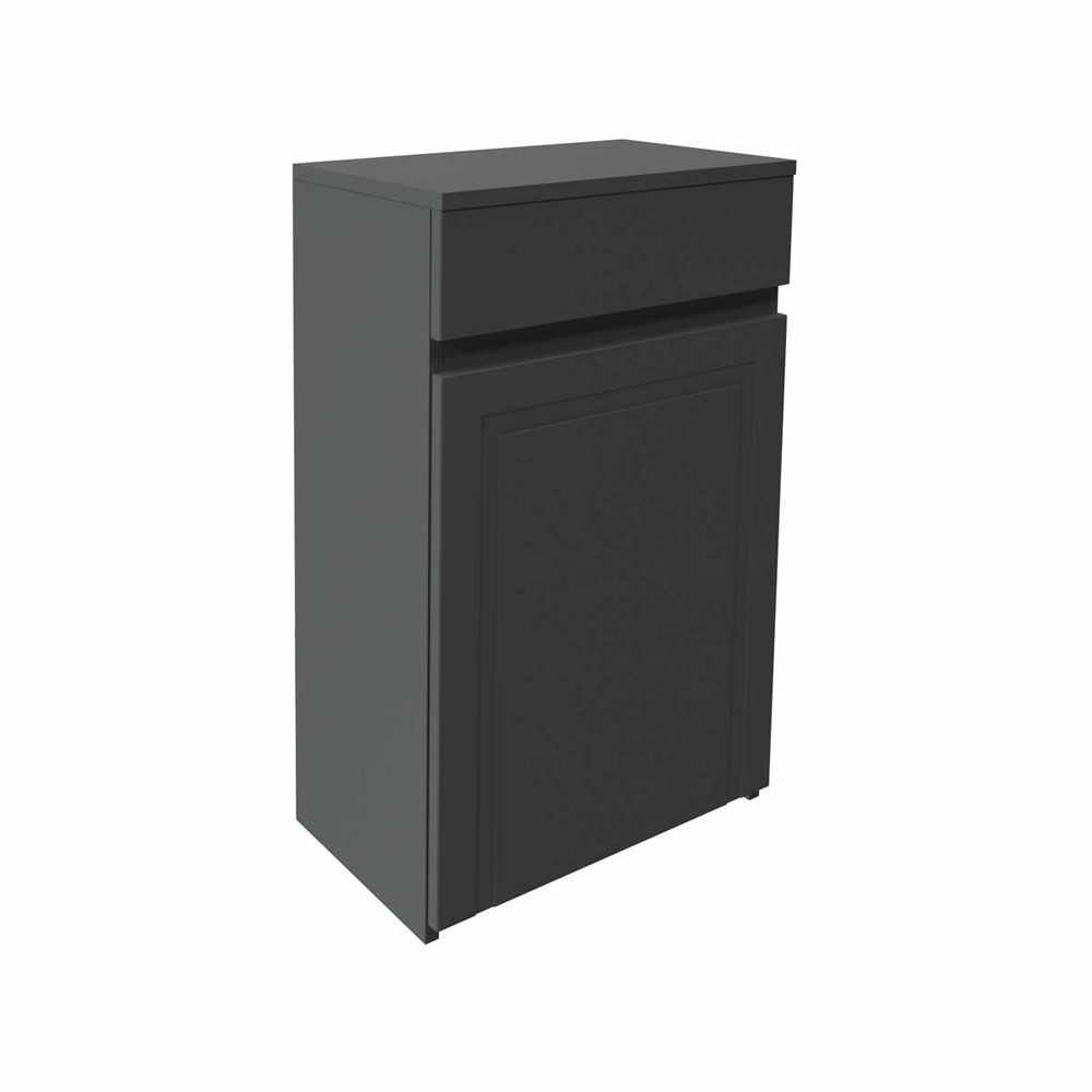 Classic 500mm WC Unit - Silk Charcoal Grey 