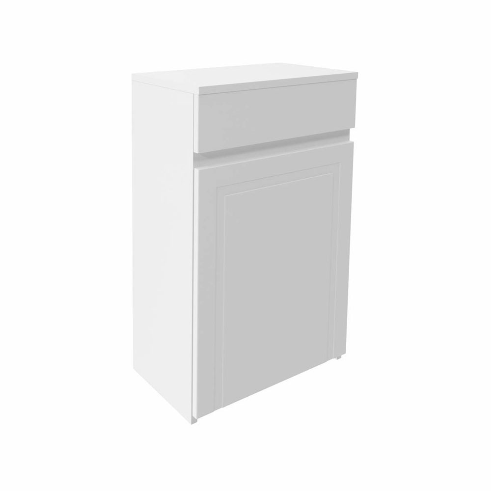 Classic 500mm WC Unit - Silk Chalk White
