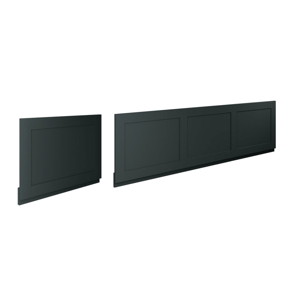 Classic 700mm End Bath Panel - Silk Charcoal Grey