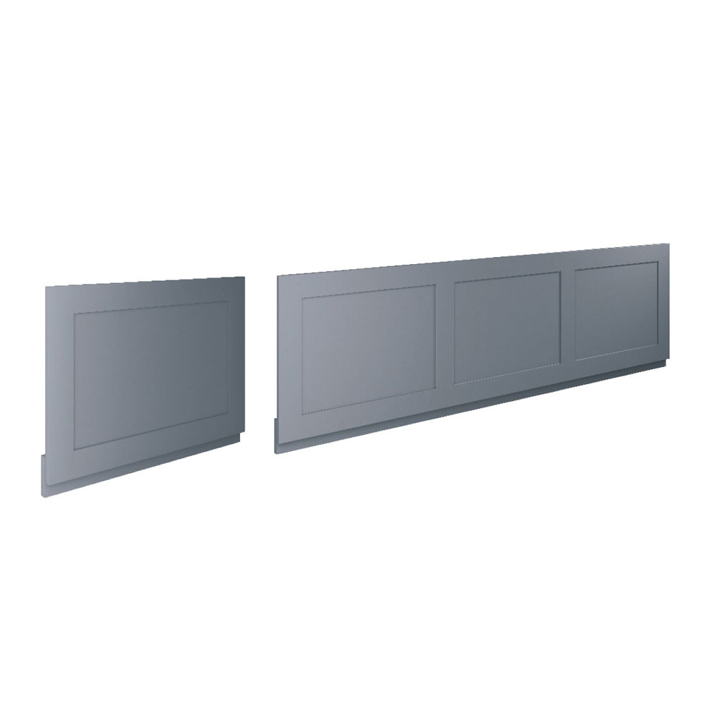 Classic 700mm End Bath Panel - Silk Stone Grey