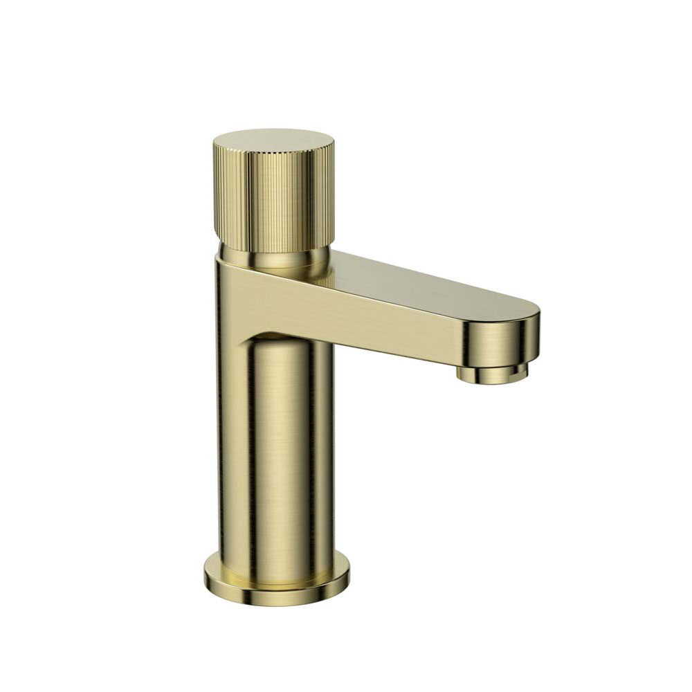 Coco Brushed Brass Mono Basin Mixer