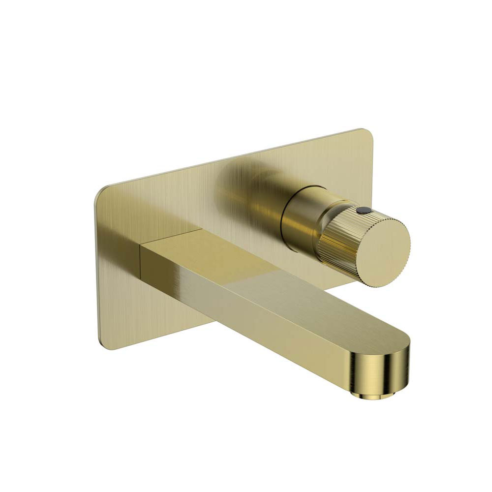 Coco Brushed Brass Wall Mounted Tap