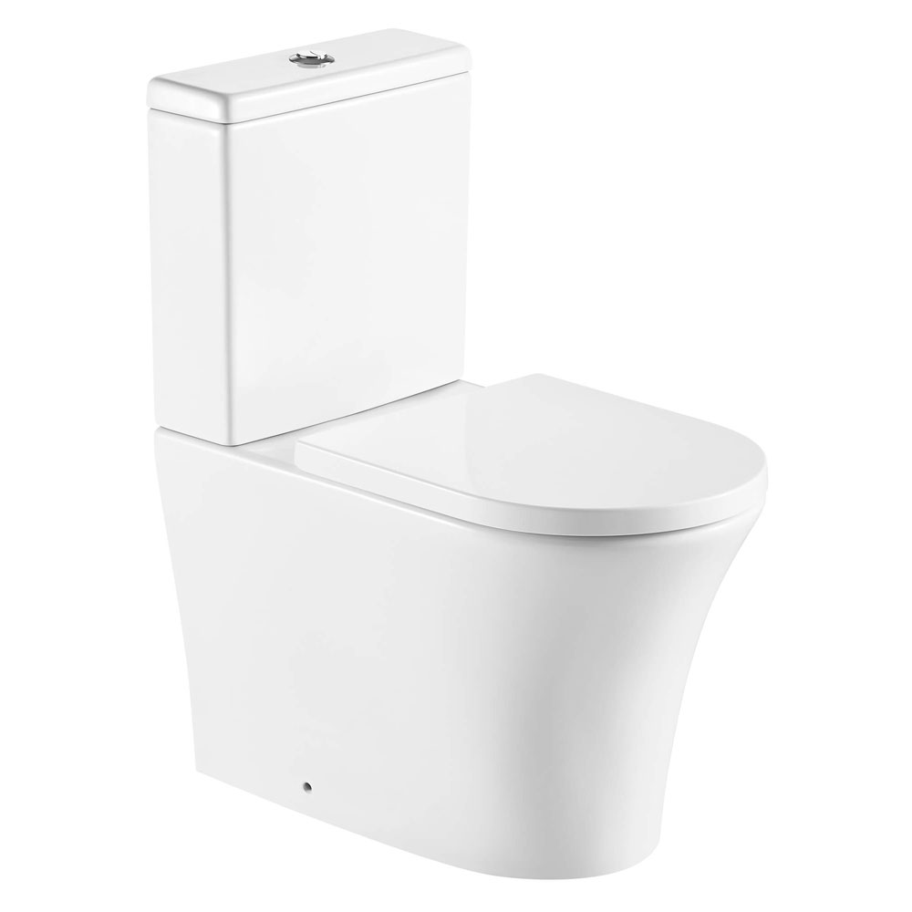 Cameo Closed Back Rimless Pan, Cistern & Soft Close Seat
