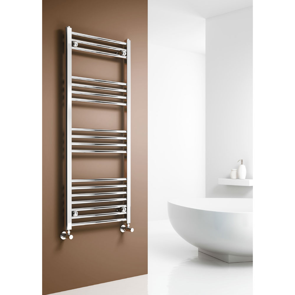 Capo Towel Rail - 400 X 800  Flat Chrome