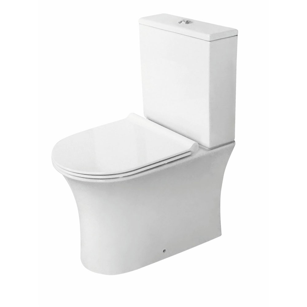 Dea Rimless Closed Back Pan, Cistern & Soft Close Seat