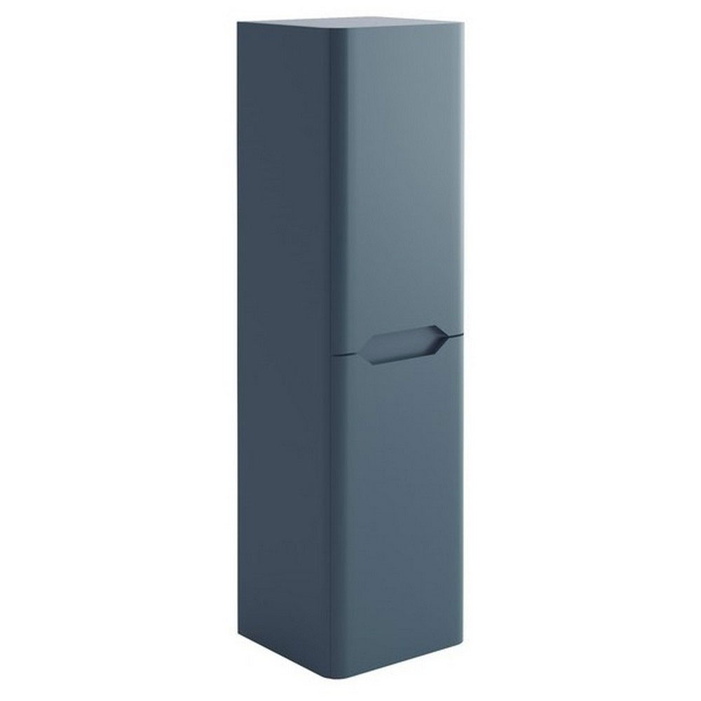 Elle 1400mm Tall Boy Wall Hung Unit - Matt Twilight Blue