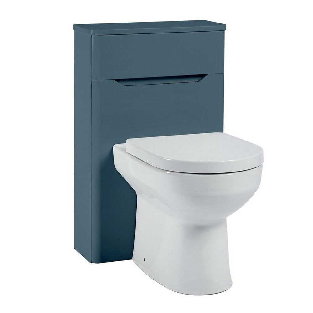 Elle 500mm WC Unit - Matt Twilight Blue
