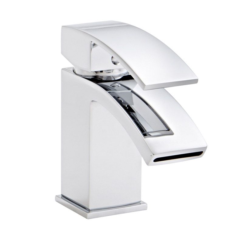 Flare Mono Basin Mixer with Click Waste 