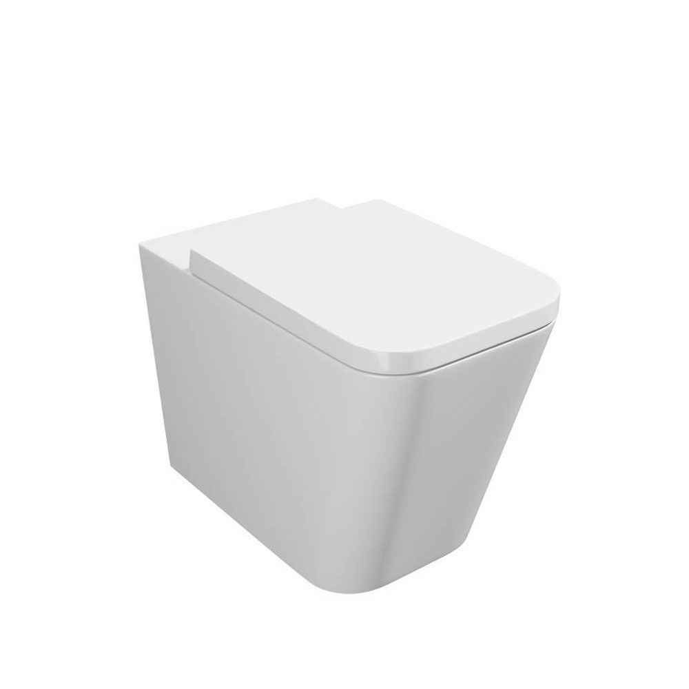 Geno Square Back to Wall Pan & Premium Soft Close Seat