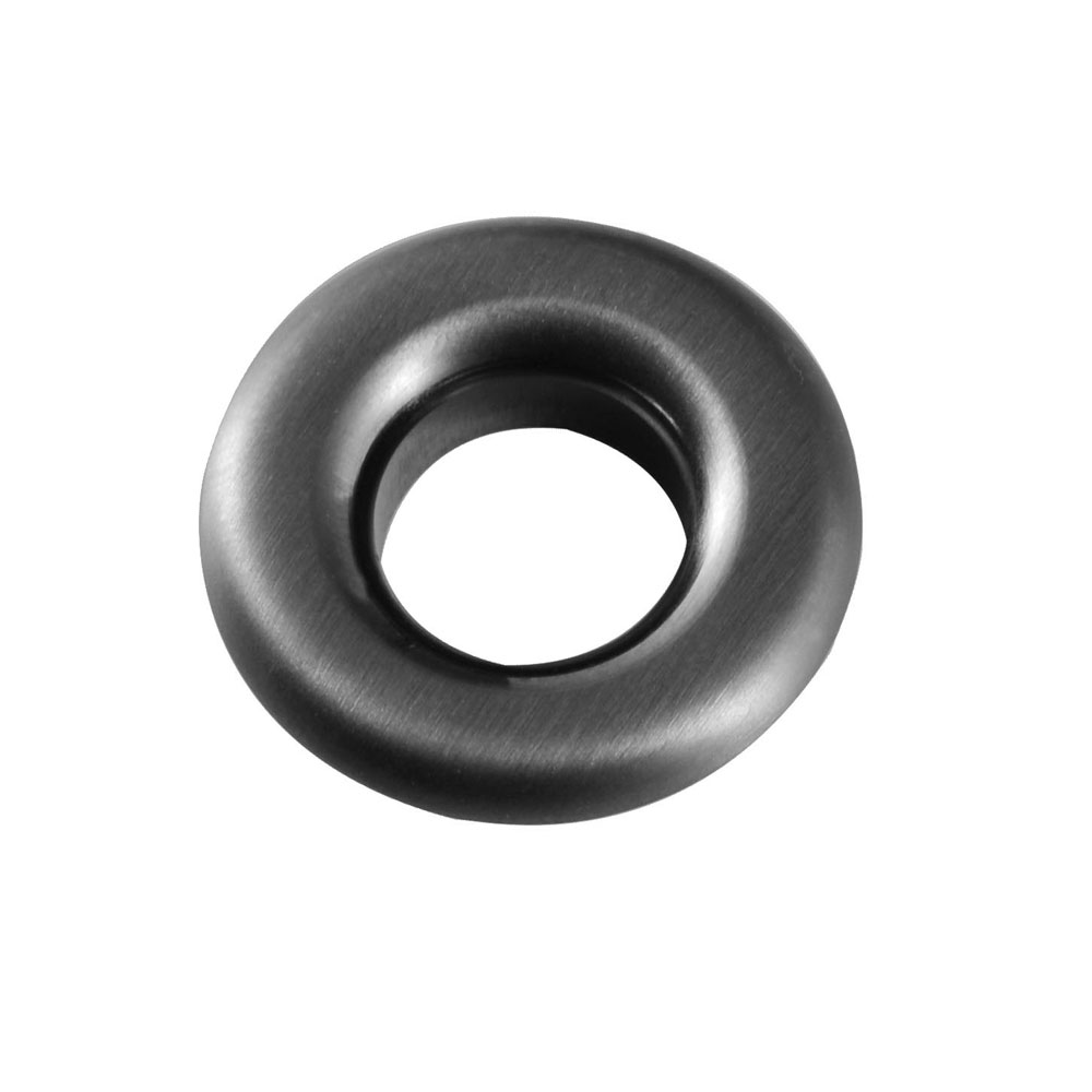 Gunmetal Round Overflow Cover