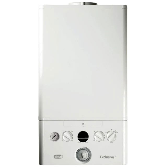 Ideal Exclusive2 24kW Combi Boiler Natural Gas, Built in Mechanical Timer & Horizontal Flue