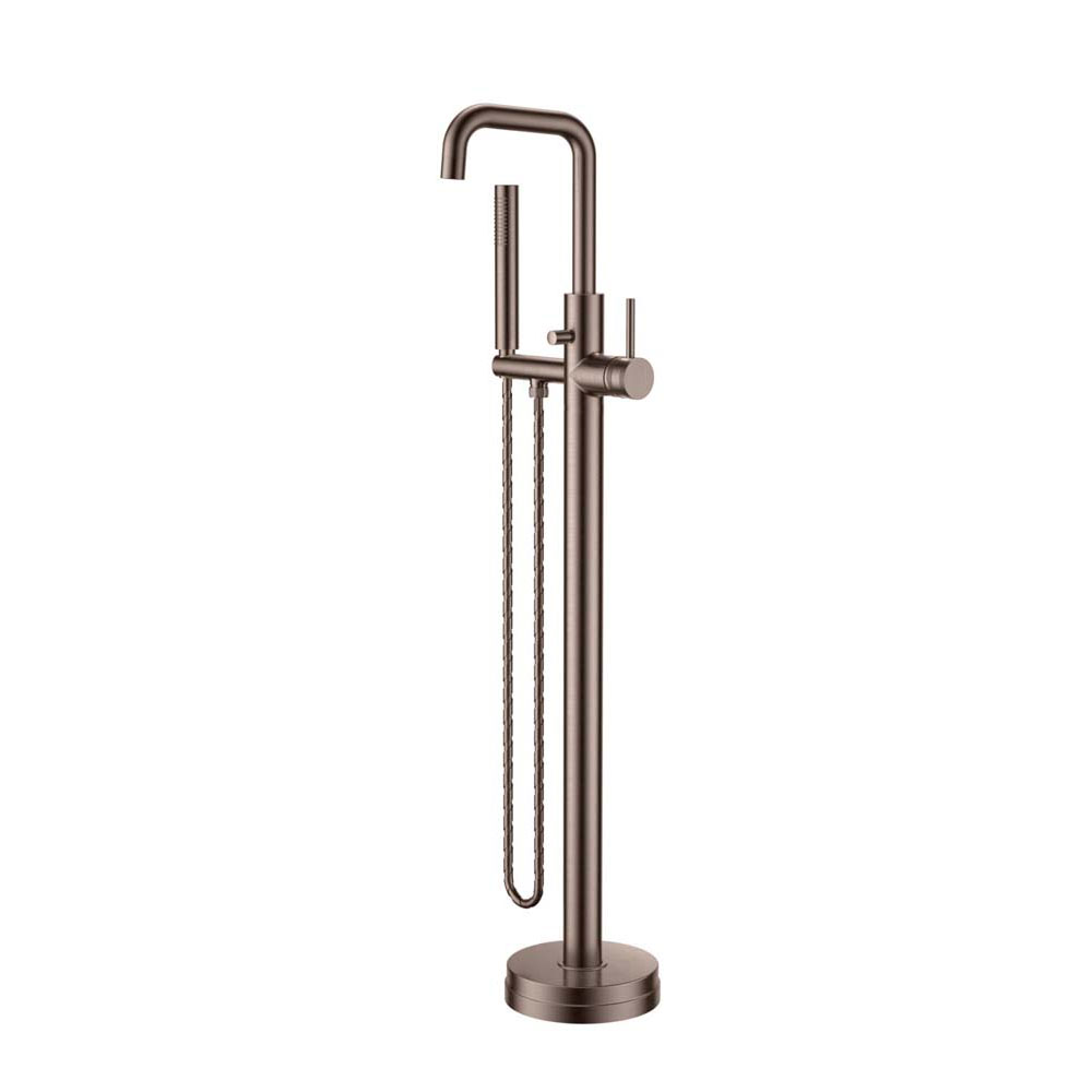 Kore Brushed Bronze Freestanding Bath Shower Mixer