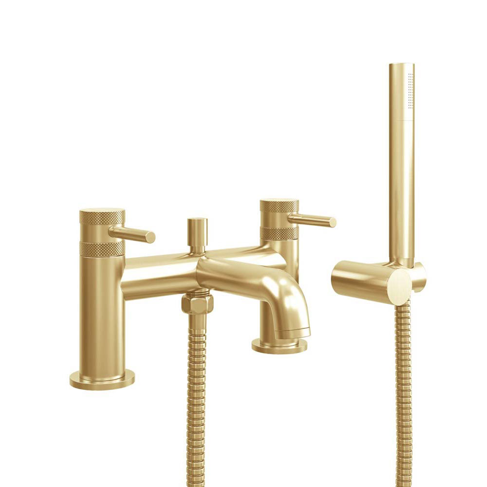 Kore Brushed Brass Bath Shower Filler