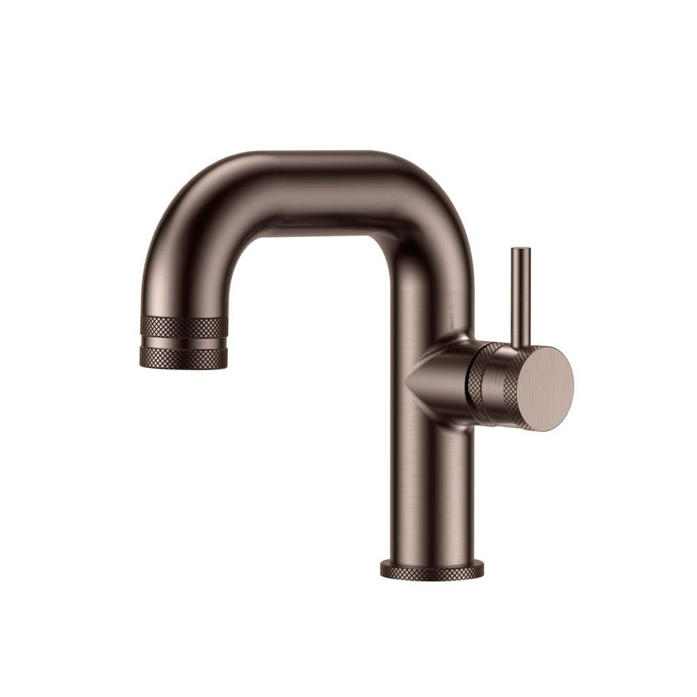Kore Brushed Bronze Side Lever Basin Mono Mixer