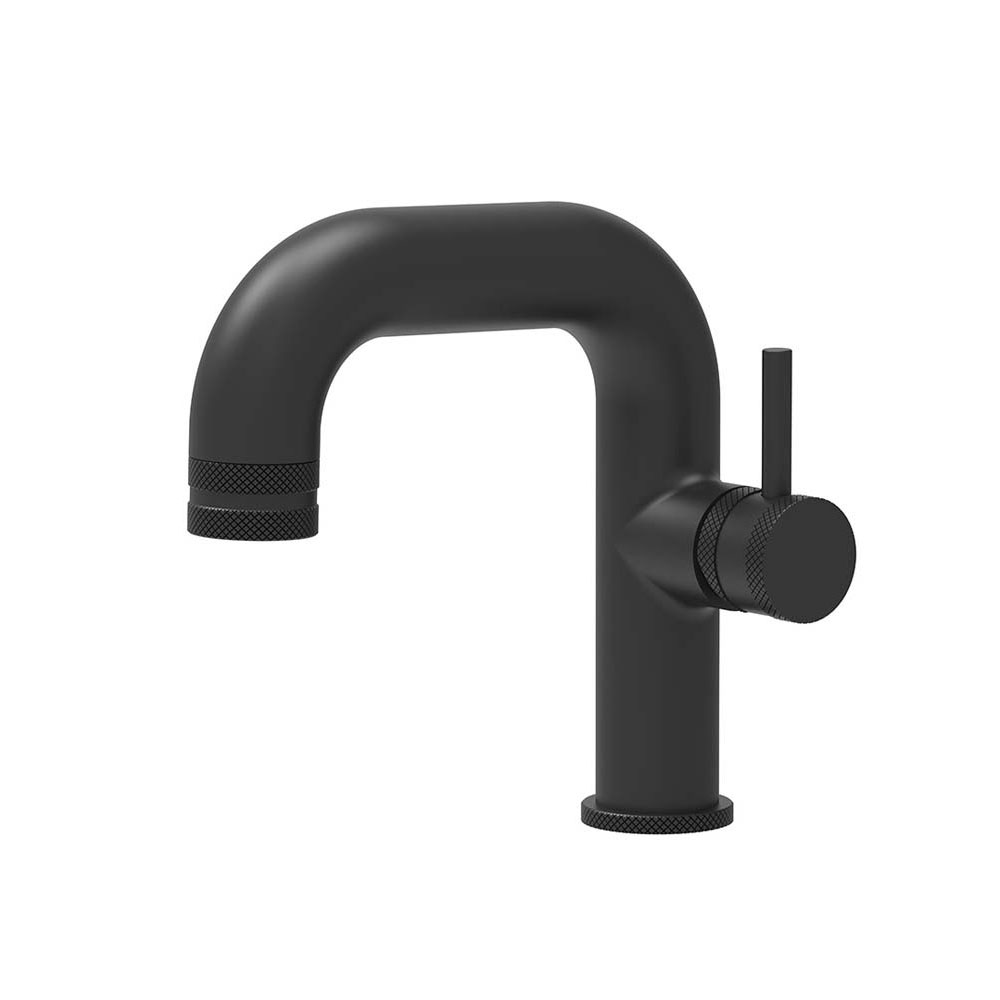 Kore Black Side Lever Basin Mono Mixer