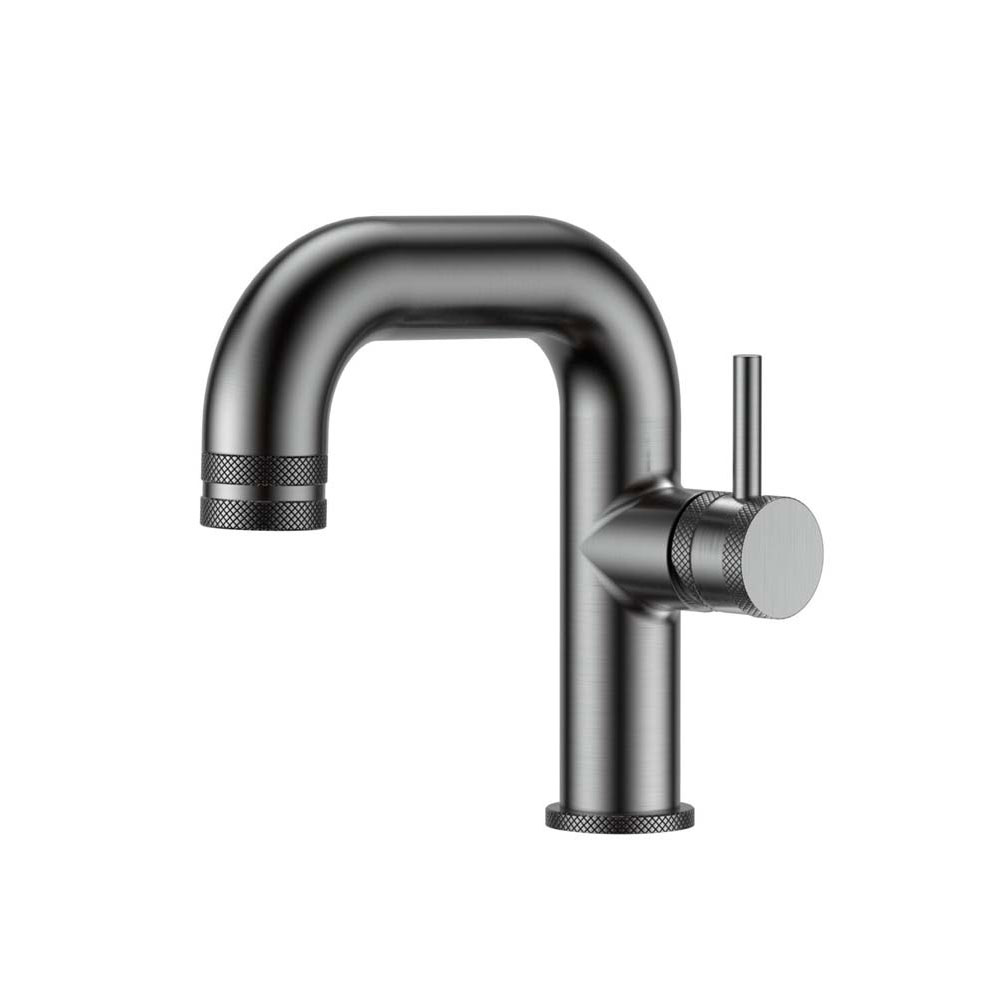 Kore Gunmetal Side Lever Basin Mono Mixer