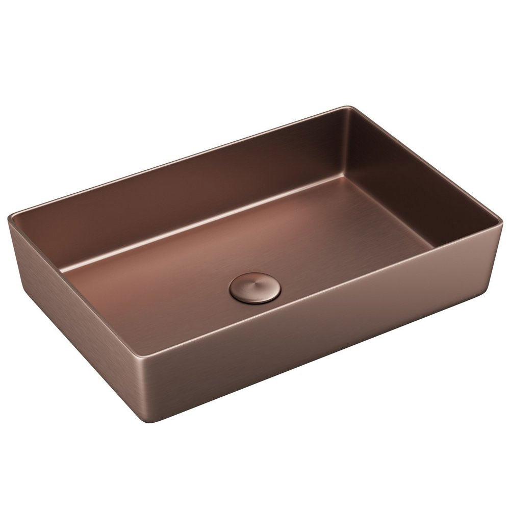 Kore Brushed Bronze Metal Countertop Basin