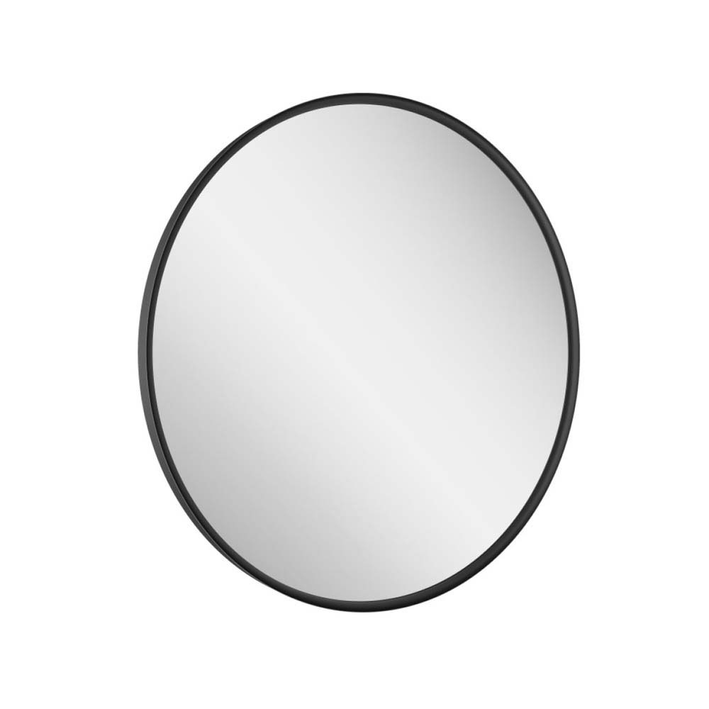 Macy 600mm Round LED Mirror in Black