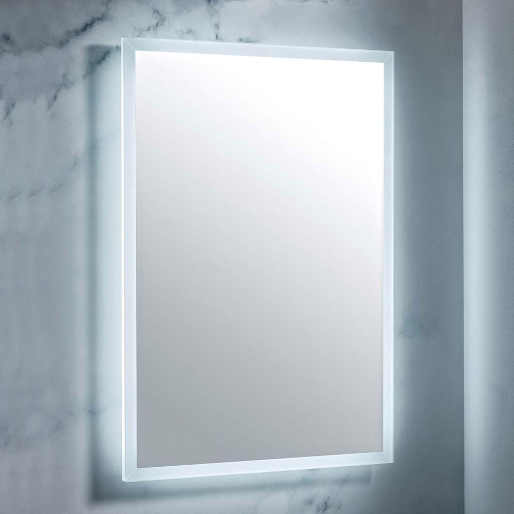 Monaco 600x800mm LED Mirror with Demister Pad & Shaver Socket 