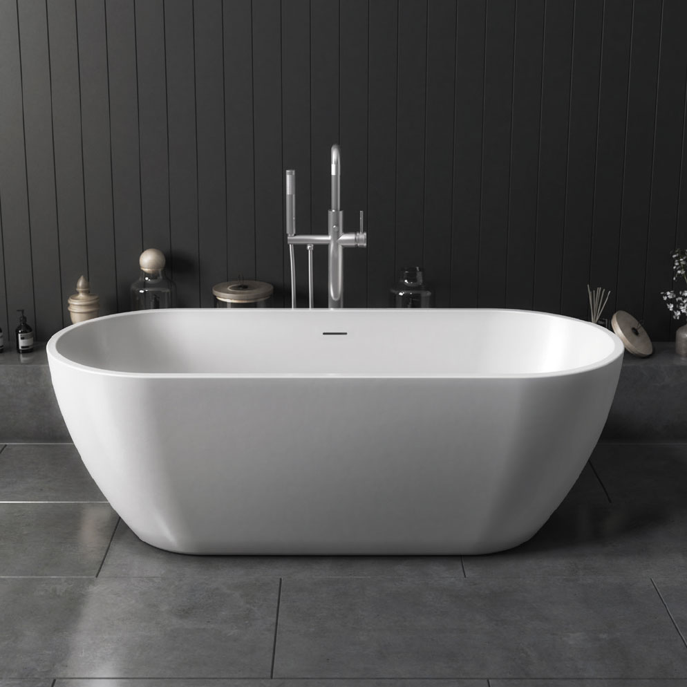 1650 x 700mm Orm Freestanding Bath