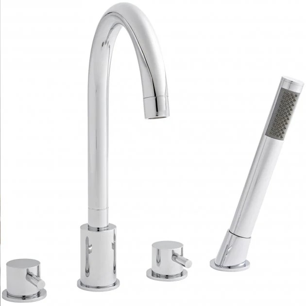 Plan 4 Hole Bath Shower Mixer 