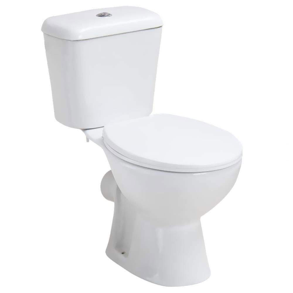 Proton Rimless Open Back Rimless Pan, Cistern & Soft Close Seat