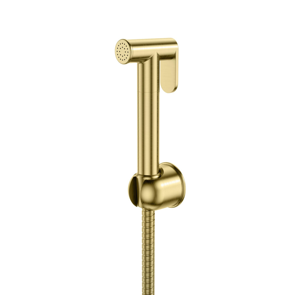 Brushed Brass Douche Handset, Flexi & Handset